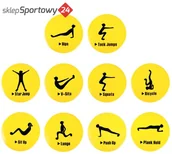 Pozostały sprzęt i akcesoria do ćwiczeń - Insportline ZNAKI DO STANOWISK TRENINGOWYCH AGILY 11012 - miniaturka - grafika 1