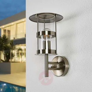 LAMPENWELT.COM Lampa zewnętrzna Noemi ze stali szlachetnej - Lampy ogrodowe - miniaturka - grafika 2