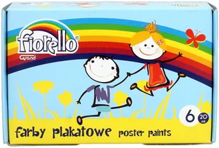 KW Trade Farby plakatowe Firello 20 ml 6 kolorów - Farby i media malarskie - miniaturka - grafika 3
