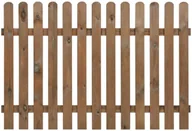 Ogrodzenia - NATERIAL Płot sztachetowy prosty NIVE 180x120 cm NATERIAL - miniaturka - grafika 1