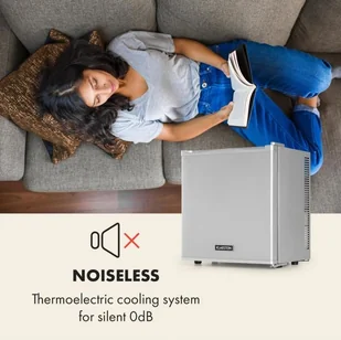 Lodówka Klarstein Secret Cool HEA-BCH-17B Silver - Lodówki Lodówka Klarstein Secret Cool HEA-BCH-17B Silver - Lodówki - miniaturka - grafika 3
