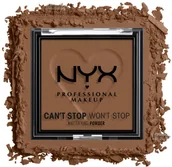 Pudry do twarzy - NYX professional makeup Professional Makeup - CAN''T STOP WON''T STOP - Mattifying Powder - Matujący puder do twarzy - 6 g - DEEP - miniaturka - grafika 1