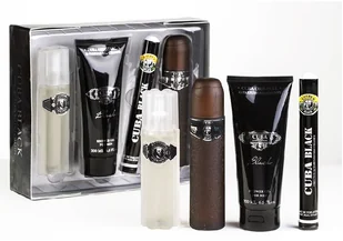 Cuba Original Black Zestaw woda toaletowa spray 100 ml woda toaletowa spray 35 ml żel pod prysznic 200 ml woda po goleniu spray 100 ml - Zestawy perfum męskich - miniaturka - grafika 2