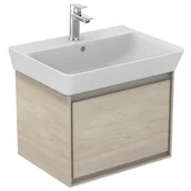 Szafki łazienkowe - Ideal Standard Connect Air Szafka pod umywalkę 53x40x40,9 cm jasnobrązowe drewno/jasnobrązowa mat E0846UK - miniaturka - grafika 1