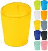 Kosze na bieliznę - Spirella spirella 10.10485 kosz na śmieci nośnik, Move, Frosty Żółty 10.10485 - miniaturka - grafika 1