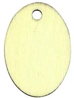 Dekoracje domu - Artemio artemio 4 x 5,5 cm owalny drewna etykiet, beżowy, 6 sztuki 14001360 - miniaturka - grafika 1