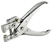 Dziurkacze - Rexel 950 szczypce otworów (masywne klejone pręty ramy ze stali nierdzewnej, 4,7 MM perforacja) chrom 20220049 - miniaturka - grafika 1