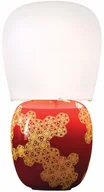 Lampy stojące - KUNDALINI Hive  ceramiczna lampa stołowa, czerwona - miniaturka - grafika 1
