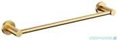 Wieszaki łazienkowe - Omnires Modern Project wieszak na ręcznik 40 cm złoto szczotkowane MP60214GLB - miniaturka - grafika 1