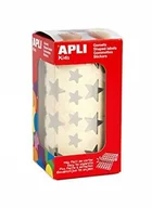 Scrapbooking - APLI 946024  rolka srebrna gwiazda naklejki, 946024 - miniaturka - grafika 1