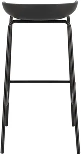 Intesi Stołek barowy Grego czarny - Taborety i hokery - miniaturka - grafika 6