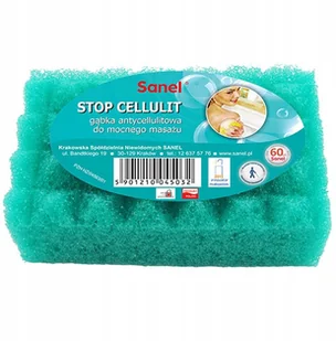 Sanel Gąbka do mocnego masażu stop cellulit - Rękawice i gąbki do kąpieli - miniaturka - grafika 2