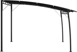 vidaXL Zadaszenie ogrodowe, 4 x 3 x 2,25 m, antracytowe - Pawilony ogrodowe - miniaturka - grafika 3