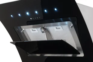 SeeNERGY Manta 90 BL Czarny - Okapy kuchenne - miniaturka - grafika 3