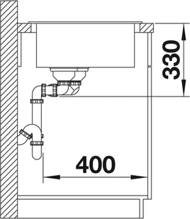 Blanco NAYA 8S KAWOWY 519661 - Zlewozmywaki - miniaturka - grafika 6