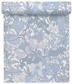 Tapety - Tapeta Floral Impression 377565 niebieska winylowa na flizelinie - miniaturka - grafika 1
