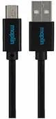 Kable - Maplin Maplin Kabel męski premium USB A 2.0 na mini USB B 0,75 m czarny MAPCUS31-007 - miniaturka - grafika 1