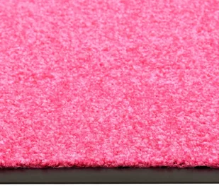 vidaXL Wycieraczka z możliwością prania, różowa, 90 x 150 cm - Wycieraczki - miniaturka - grafika 5