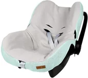 Akcesoria do fotelików - BABY'S ONLY Baby's Only, Classic Ochraniacz na fotelik samochodowy 0+, Miętowy,  WYPRZEDAŻ -50% - miniaturka - grafika 1