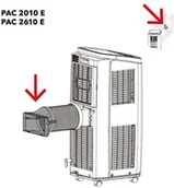 Akcesoria do wentylacji i klimatyzacji - Trotec PAC 2010 E /2610 E przyłącze wąż / okno - miniaturka - grafika 1