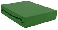 Prześcieradła - Darymex Prześcieradło Jersey z gumką zielone butelkowe 140x200 dx-140-pjr-011 - miniaturka - grafika 1