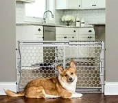 Pozostałe akcesoria dla psów - Carlson Pet Products carlson Pet Products 2323 DS Easy Fit tworzywo sztuczne regulowana 66  106,7 cm szerokości Pet Gate - miniaturka - grafika 1