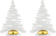 Ozdoby bożonarodzeniowe - Alessi Dekoracje świąteczne Bark choinki białe 2 szt. BM16S2 W - miniaturka - grafika 1