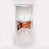 Półki łazienkowe - No Półka łazienkowa narożna narożnikowa biała 030700564 - miniaturka - grafika 1
