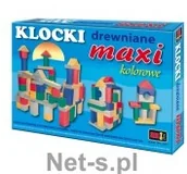 Klocki - Promatek AMI AMI PLAY KLOCKI DREWNIANE MAXI KOLOROWE - miniaturka - grafika 1