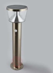 Lampenwelt com Solarna lampa cokołowa LED Antje, czujnik ruchu - Lampy ogrodowe - miniaturka - grafika 4