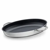 Patelnie - Kuchenprofi Patelnia z powłoką nieprzywierającą do ryb stal nierdzewna KU-2386602838 - miniaturka - grafika 1