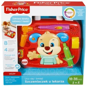 Fisher Price Szczeniaczek u Lekarza FPR00 - Zabawy w naśladowanie dorosłych - miniaturka - grafika 4