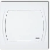 Wyłączniki światła i elektryczne - Karlik LOGO Łącznik krzyżowy LWP-6, kolor biały LWP-6 - miniaturka - grafika 1