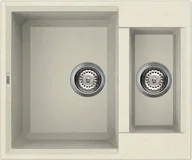 Zlewozmywaki - Elleci Easy 150 62 Bianco antico - miniaturka - grafika 1