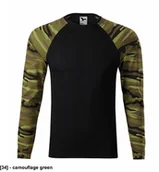 Odzież robocza - ADLER MALFINI Camouflage LS 166 - Koszulka unisex, 160 g/m, 100% bawełna, 3 kolory - XS-3XL Camouflage LS 166 - miniaturka - grafika 1