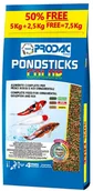 Pokarm dla ryb - Prodac Pondsticks Color 5 kg + 50 % free polybag - miniaturka - grafika 1