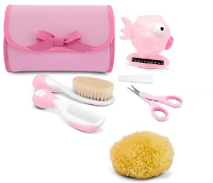 Chicco Zestaw akcesoriów do higieny różowy - Inne akcesoria do pielęgnacji dzieci - miniaturka - grafika 2