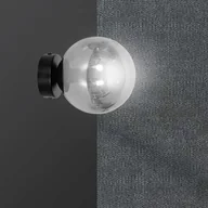Lampy ścienne - EULUNA Kinkiet Glassy 1-pkt. czarny, szkło grafitowe - miniaturka - grafika 1