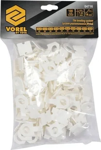 Vorel Klipsy do systemu poziomowania płytek 100szt 1,0mm - Narzędzia glazurnicze - miniaturka - grafika 3