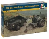 Modele do sklejania - Italeri 510000229 1: 35 GAL.S Tank Trailer z M101 Kargo - miniaturka - grafika 1