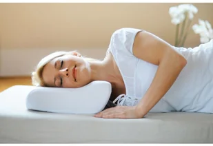 Sissel Hospidex Poduszka ortopedyczna Soft Plus, 47x33x(11-14) cm, biała SIS-110.021 - Poduszki - miniaturka - grafika 2