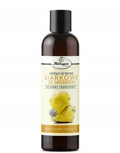 Mydło Siarkowe W Płynie Ze Srebrem Na Trądzik 250 - Mydła - miniaturka - grafika 2