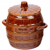 Beczki - Garnek Beczka Kiszenia Smalec Kamionka Q15 3,2l - miniaturka - grafika 1