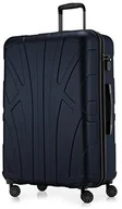 Walizki - SUITLINE - Bagaż podręczny Walizka twarda Walizka Walizka Walizka Walizka Zestaw walizki, 4 rolki, TSA (S, M & L), kolor: granatowy S28-8801M-DB-88011039 - miniaturka - grafika 1