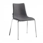 Krzesła - Scab Design Krzesło Zebra Pop - rama chromowana 2640 CH - miniaturka - grafika 1