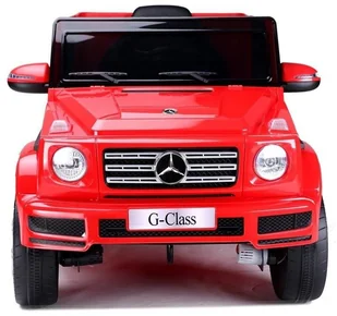 LEAN CARS Samochód na akumulator Mercedes G500 czerwony LT-7914-0 - Pojazdy elektryczne dla dzieci - miniaturka - grafika 2