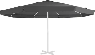 vidaXL Pokrycie do parasola ogrodowego, antracytowe, 500 cm 312540 - Parasole ogrodowe - miniaturka - grafika 2