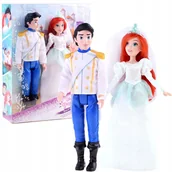 Lalki dla dziewczynek - Disney Księżniczki Lalka Arielka Książę Eryk Ślub - miniaturka - grafika 1