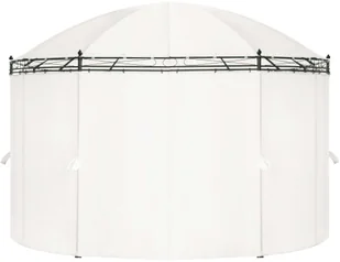 vidaXL Altana ogrodowa kolor śmietankowy 530x350x265 cm 42138 - Parasole ogrodowe - miniaturka - grafika 7