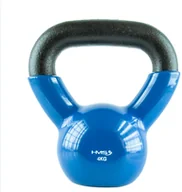 Kettlebell - HMS Hantla winylowa żeliwna kettlebell 4 kg - 1005964 - miniaturka - grafika 1